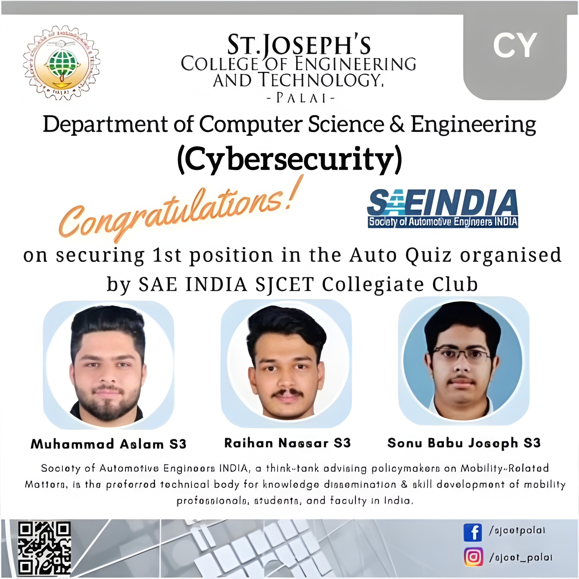 SAE 1st Prize
